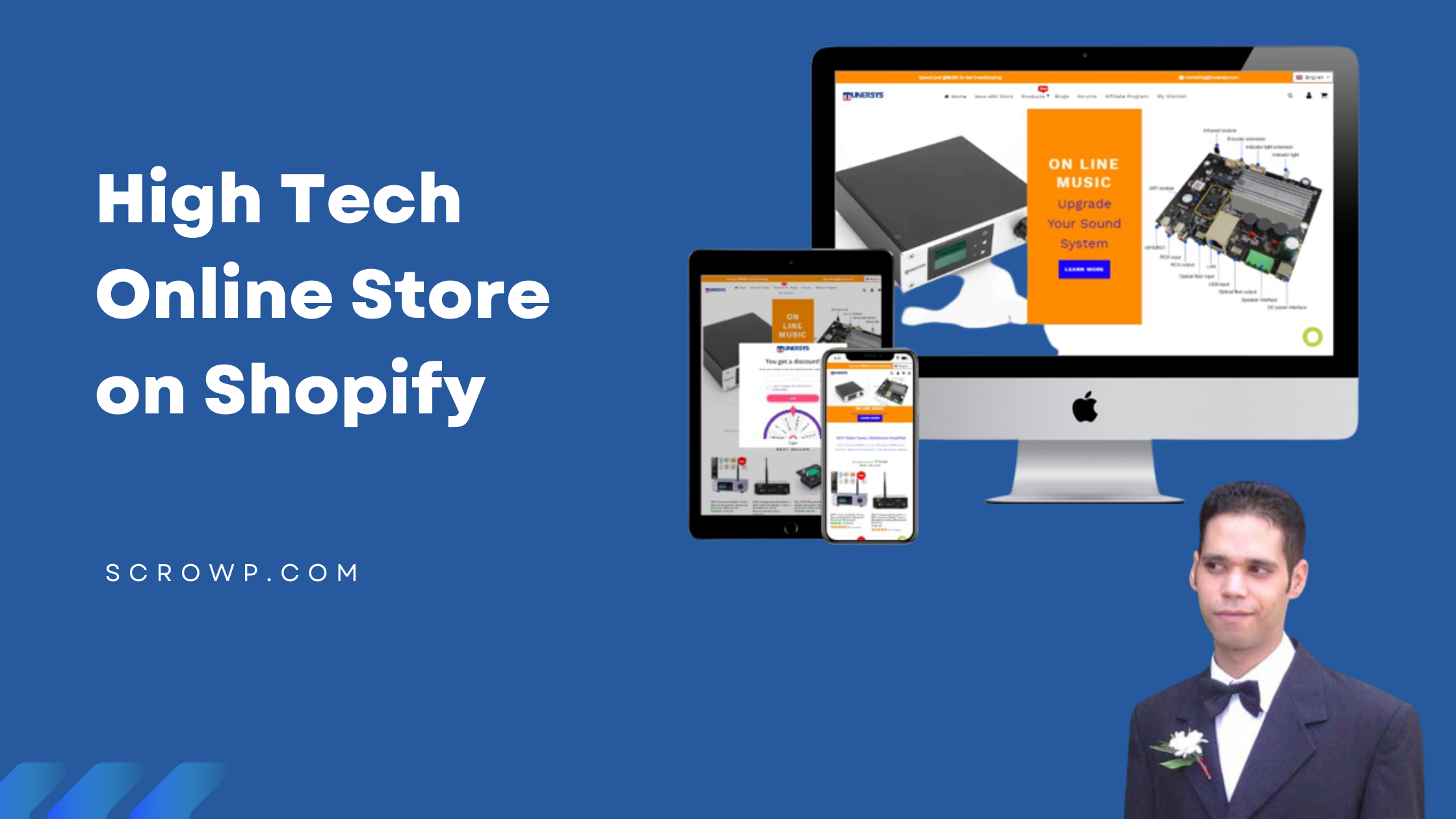 high tech shopify store