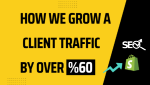 SEO Case Study : How We Grow a Client Traffic by over 60% in Only 1 month