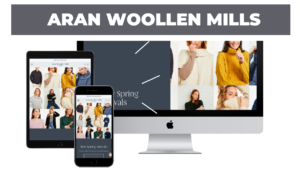 Powerful Shopify store for Aran Woollen Mills brand