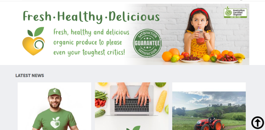 organicBox website