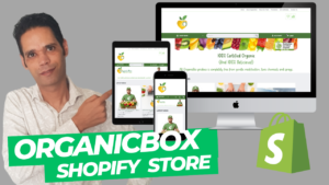 OrganicBox shopify store creation