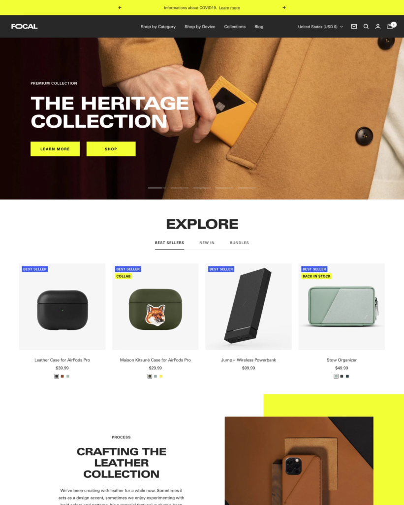 focal shopify theme