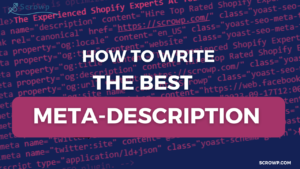 How to write the best meta description?