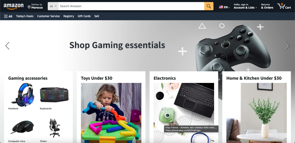 Amazon products recommendations