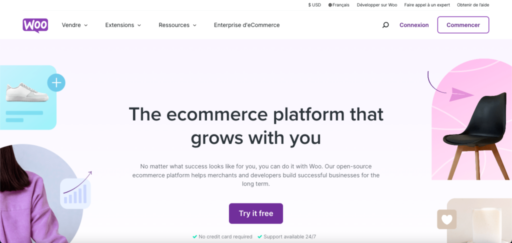 woocommerce e-commerce website creator
