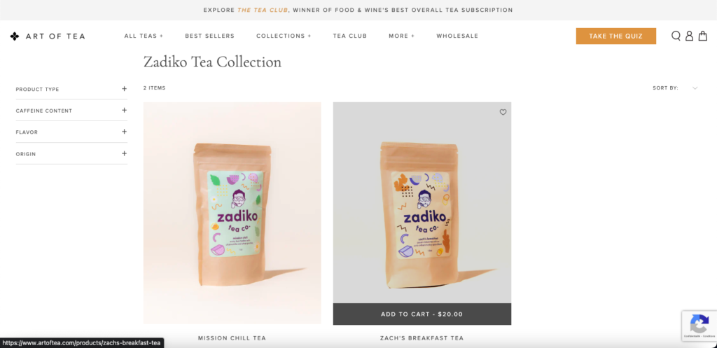 Private Labeling – Zadiko Tea Co.