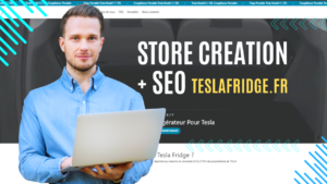 Store creation and SEO for TeslaFridge