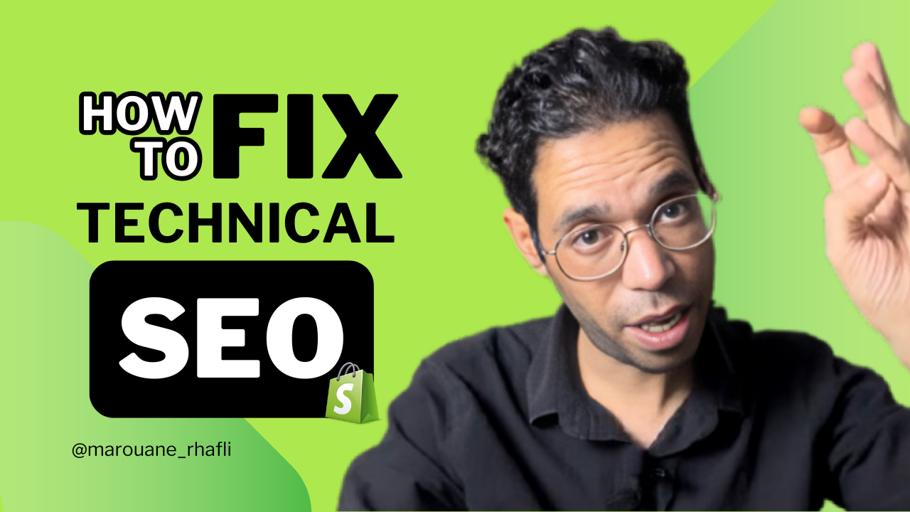 fix technical seo shopify