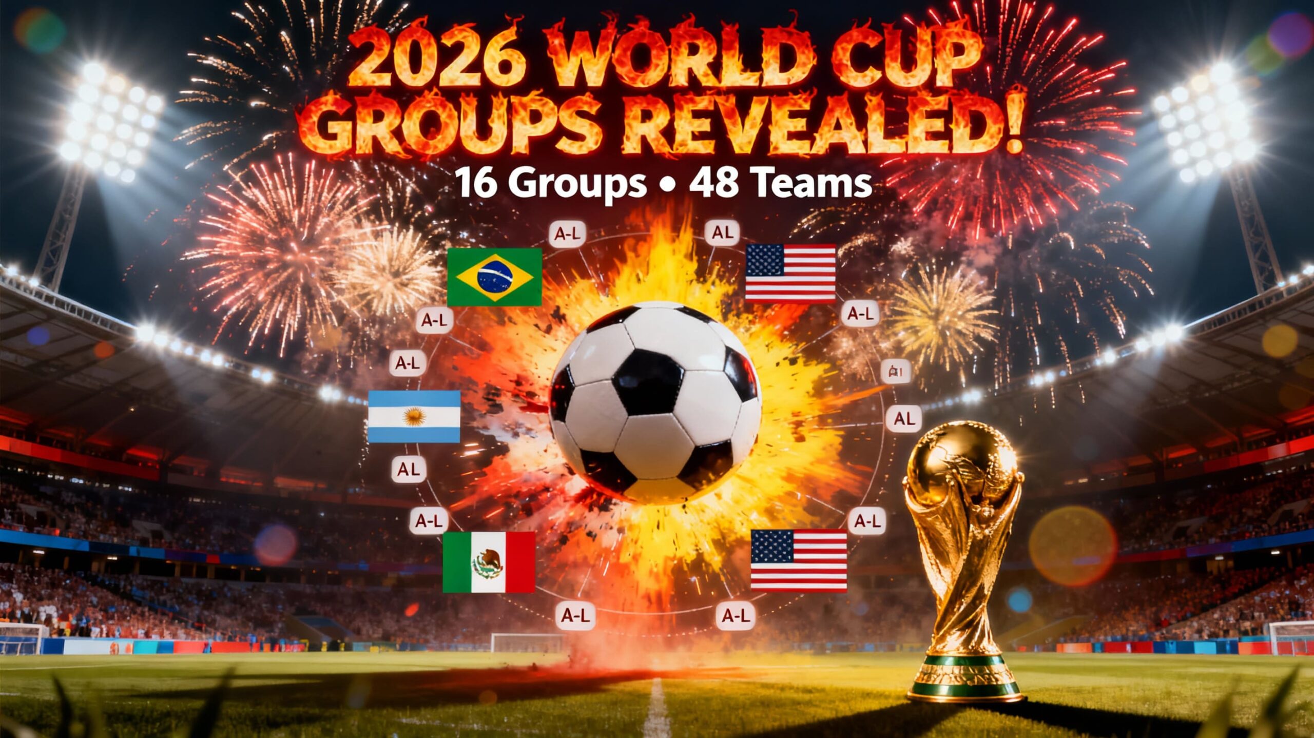 2026 FIFA World Cup Groups Full Draw Teams Key Matchups Complete 