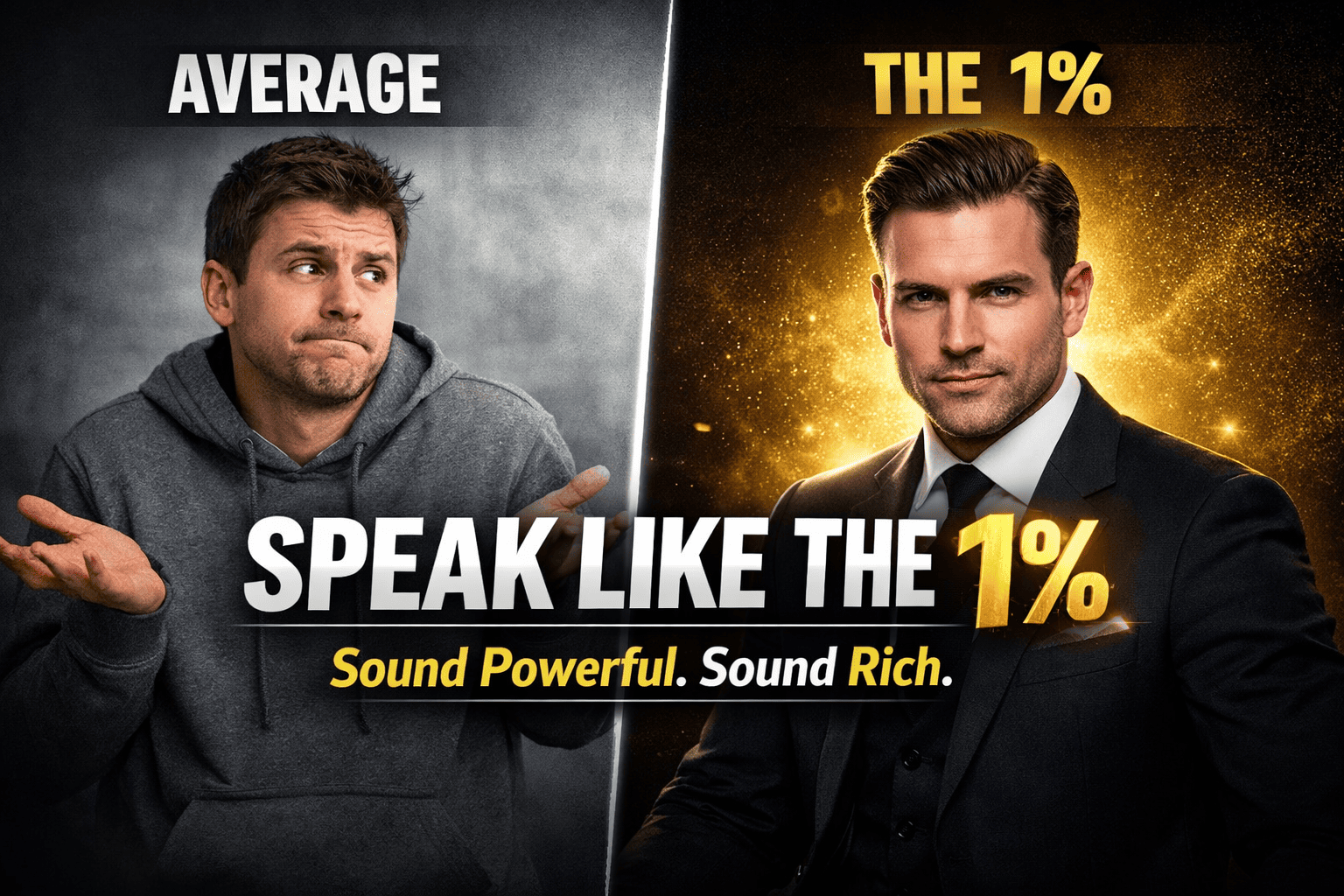 Speak like the 1 of society