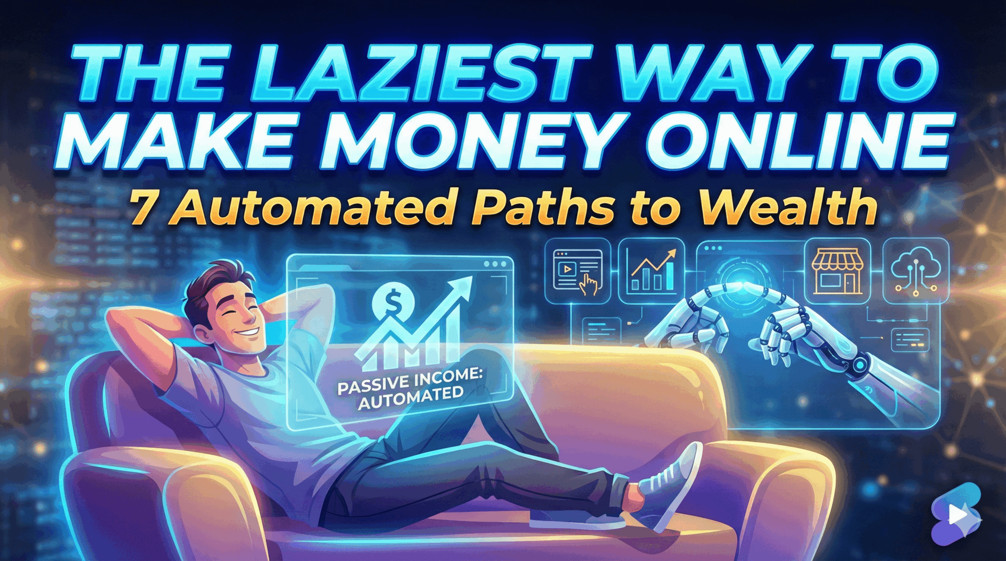 The Laziest Way to Make Money Online in 2026 (7 Passive Streams)