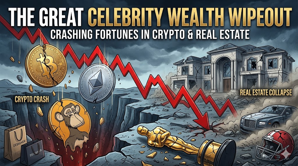 5 Celebrities Who Lost It All in Crypto and Real Estate This Year
