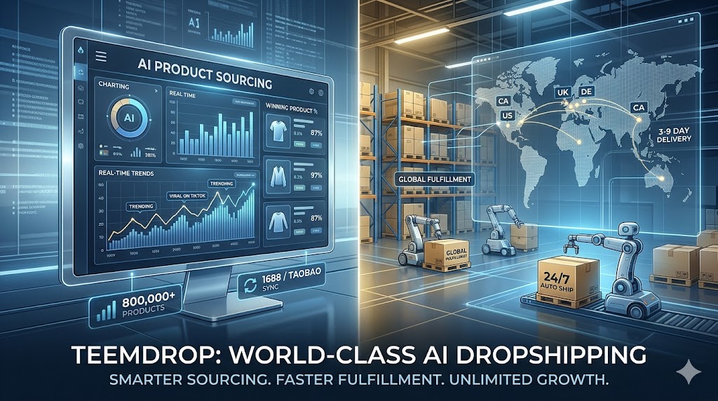 TeemDrop | World-Class AI Dropshipping