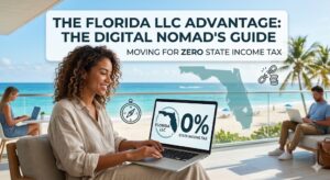 The Florida LLC Advantage: The Digital Nomad’s Guide to Moving for Zero State Income Tax