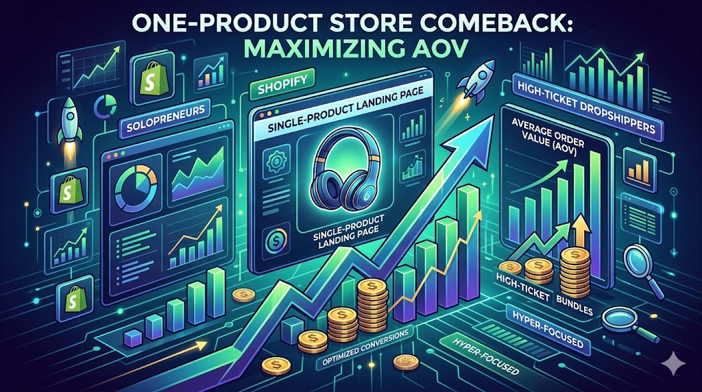 The "One-Product" Store Comeback: Maximizing Average Order Value with Hyper-Focused Landing Pages
