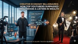 The Creator Economy Billionaires: How Top YouTubers Surpassed Traditional Hollywood A-Listers in Wealth