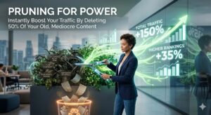 Pruning for Power: Why Deleting 50% of Your Old, Mediocre Blog Posts Will Instantly Boost Your Traffic