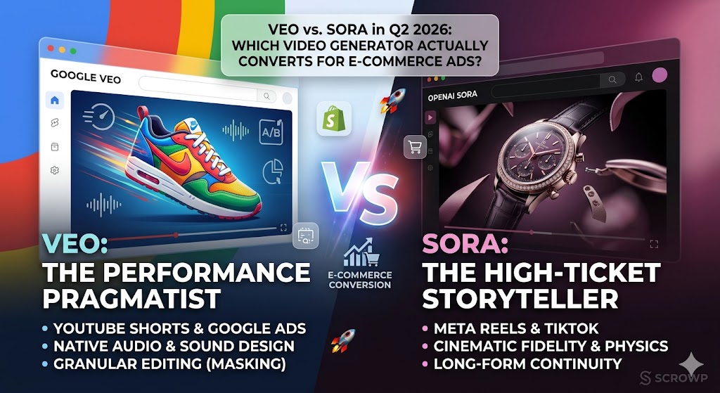 Veo vs. Sora in Q2 2026: Which Video Generator Actually Converts for E-Commerce Ads?