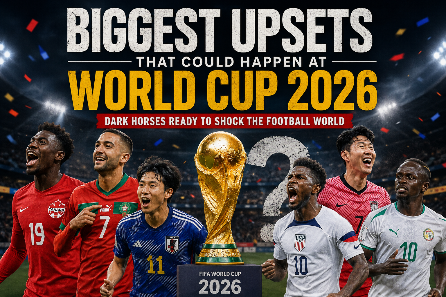 The Biggest Upsets That Could Happen at World Cup 2026