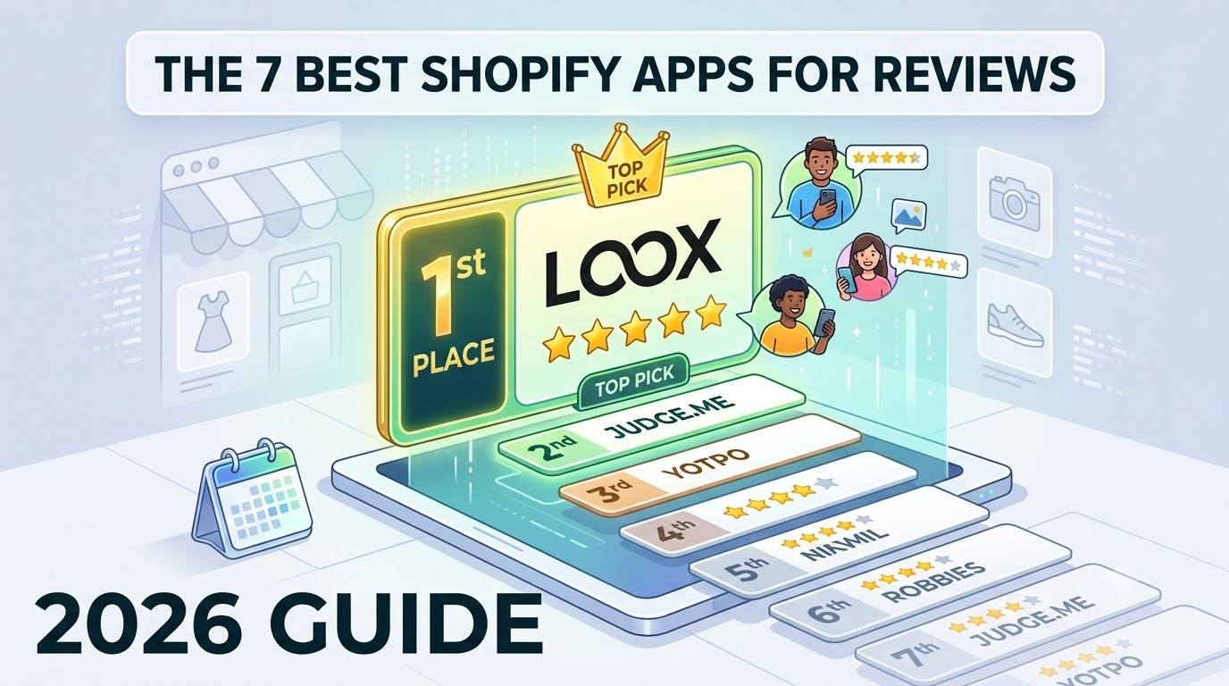 The 7 Best Shopify Apps for Reviews in 2026 (And Why Loox is #1)